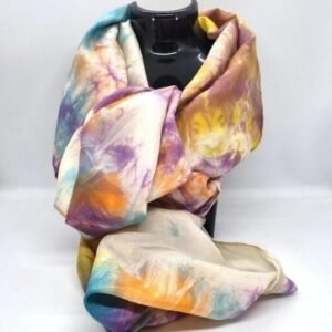 Hand-Dyed Silk Scarves