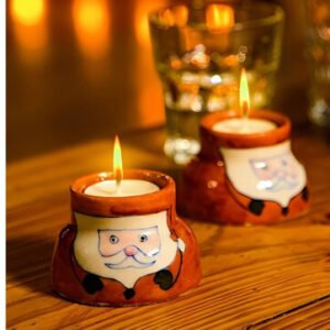 Pottery Candle Holders